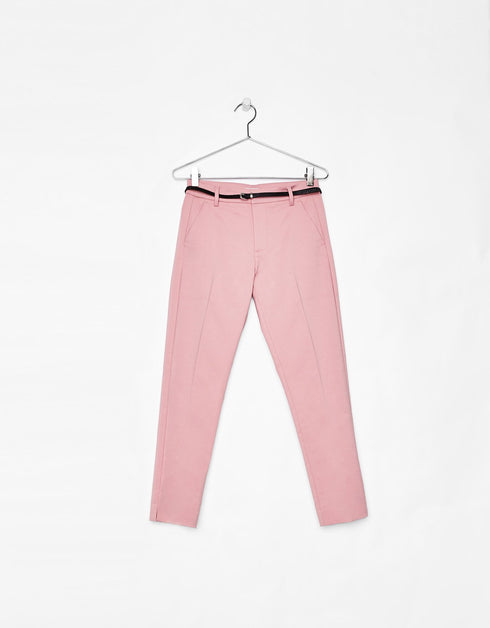 Belted chino trousers polo