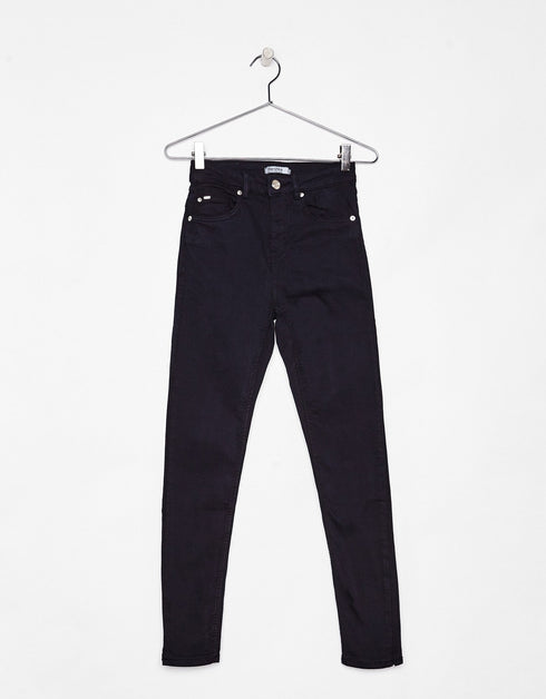 Super skinny mid-rise trousers